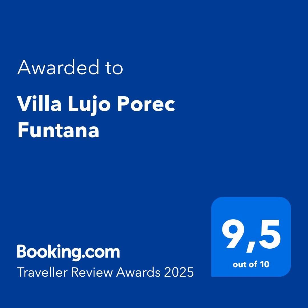 Villa Lujo Porec Funtana Extérieur photo