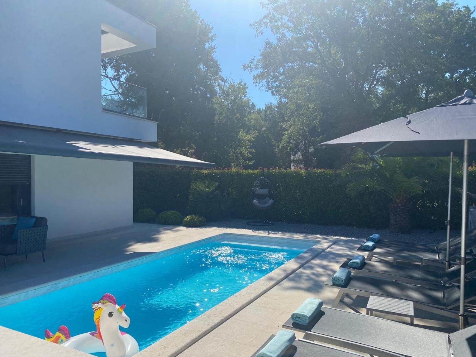 Villa Lujo Porec Funtana Extérieur photo